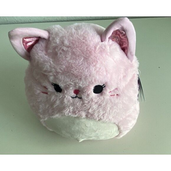 Squishmallows FUZZAMALLOW CELENIA The Pink Cat 12" Soft Plush NEW - Picture 10 of 12